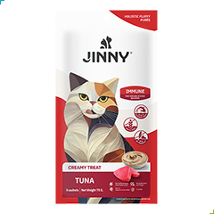 Jinny Creamy Cat Treat – Tuna – Immune 15g (5 sachets)