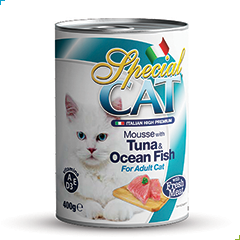 Special Cat Wet Food Mousse with Tuna & Ocean Fish 400g