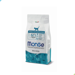 Monge Natural Superpremium Kitten Dry Cat Food – Chicken 1.5kg