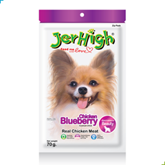 Jerhigh Dog Treat Beauty Formula – Blueberry 70g