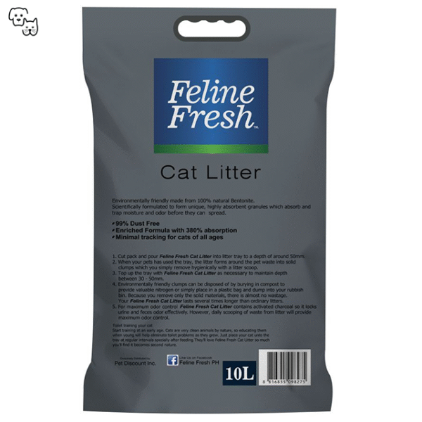 Feline Fresh Cat Litter 10L – Carbon Activated