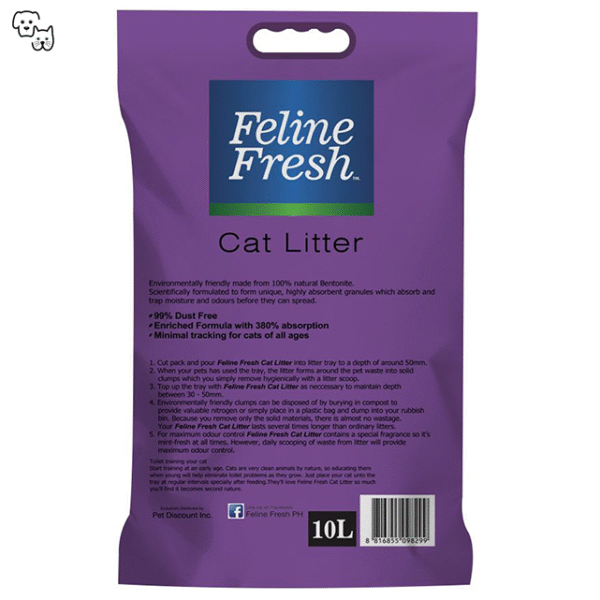 Feline Fresh Cat Litter 10L – Lavender