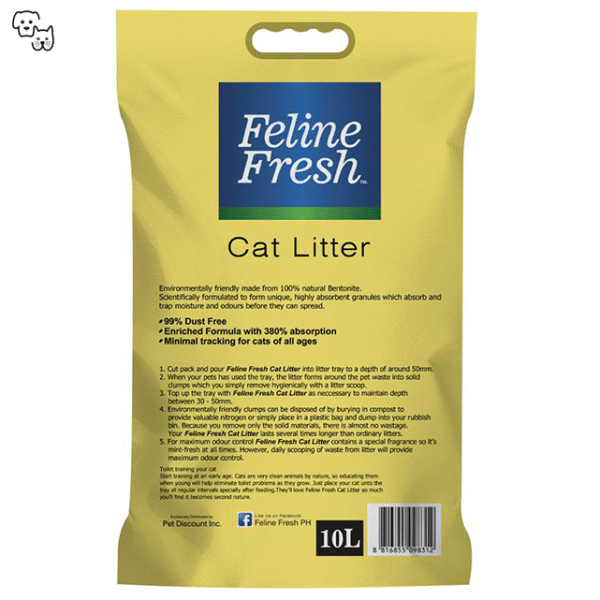 Feline Fresh Cat Litter 10L – Lemon