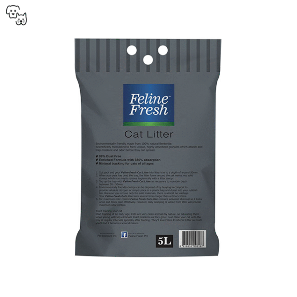 Feline Fresh Cat Litter 5L – Carbon Activated