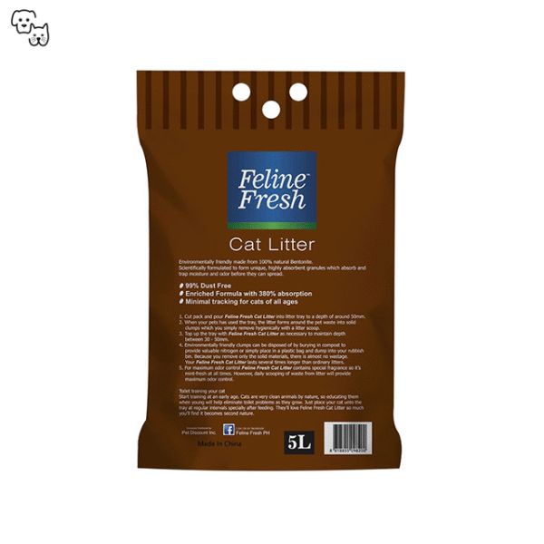 Feline Fresh Cat Litter 5L – Coffee