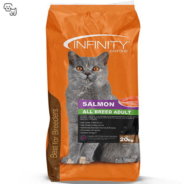 Infinity Dry Cat Food Adult – Salmon 20kg