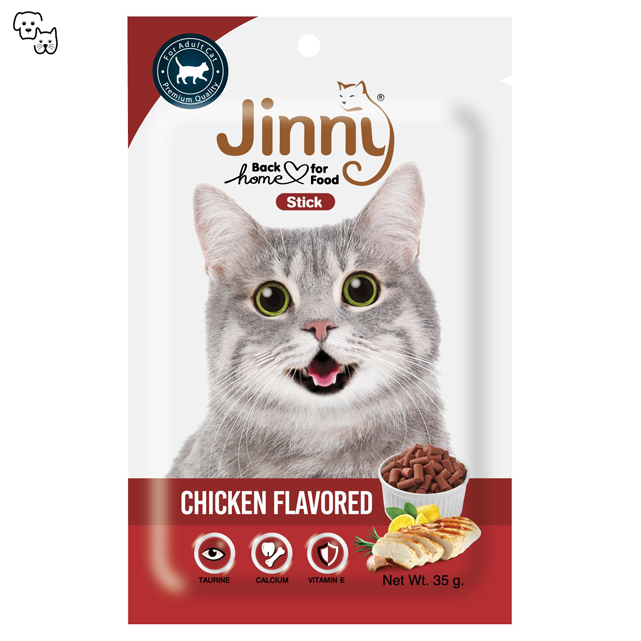 Jinny Stick Cat Treat – Chicken 35g