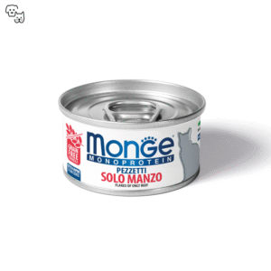 Monge Monoprotein Flakes Wet Cat Food – Solo Beef 80g
