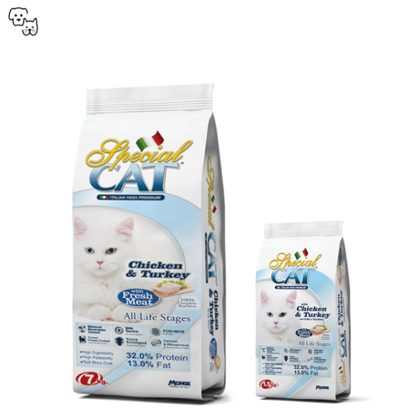 Special Cat Dry Food All Life Stages – Chicken & Turkey 7kg