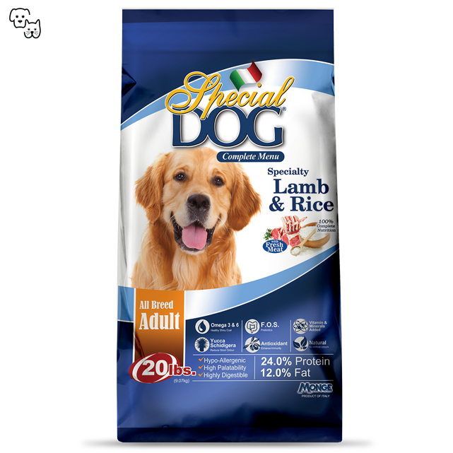 Special Dog Dry Food Adult – Lamb & Rice 9kg / 20lbs