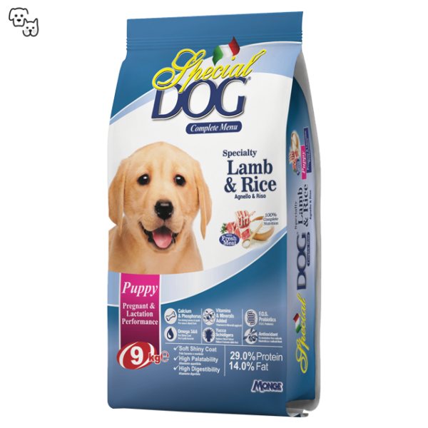 Special Dog Dry Food Puppy – Lamb & Rice 9kg / 20lbs