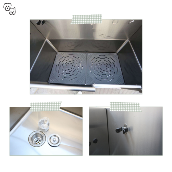 Heavy Duty Round Cornered Stainless Steel Bathing Tub BTS-142E