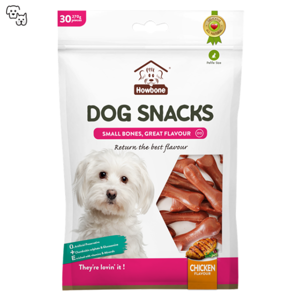 Howbone Small Bone Dog Snacks 30pcs – Chicken 270g