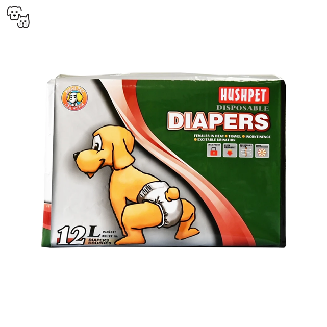 Hushpet Deluxe Diaper 12pcs (Large)
