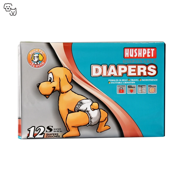 Hushpet Deluxe Diaper 12pcs (Small)