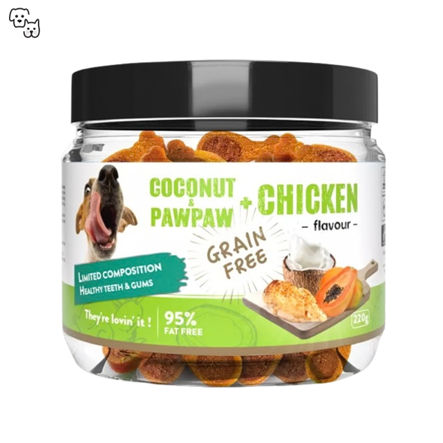Howbone Training Bite - Coconut Milk & Pawpaw + Chicken Flavour 200g