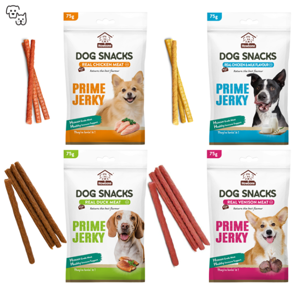 Howbone Dog Snacks Prime Jerky – Venison Stick 75g