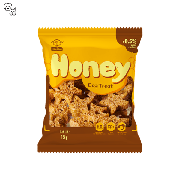 Howbone Dog Treat Honey Stars 18g (12pcs)