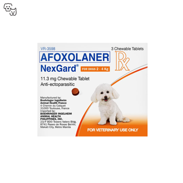 NexGard Chewables for 2-4kg (Small)