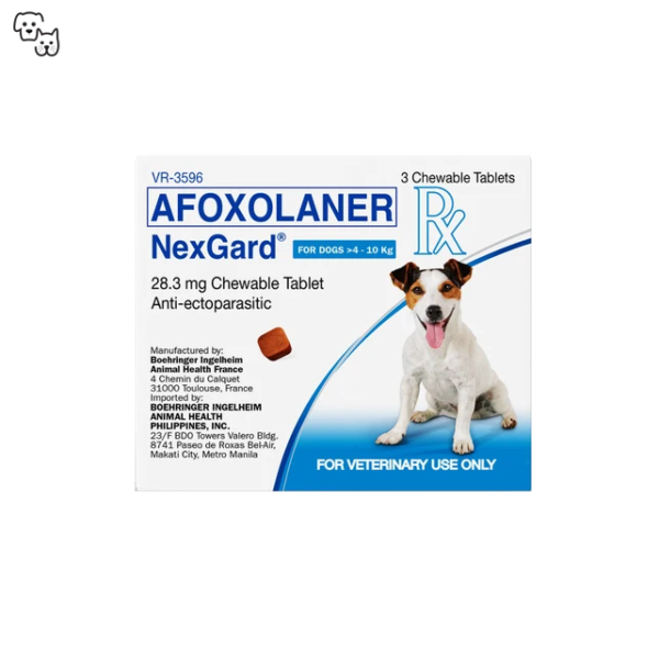 NexGard Chewables for 4-10kg (Medium)