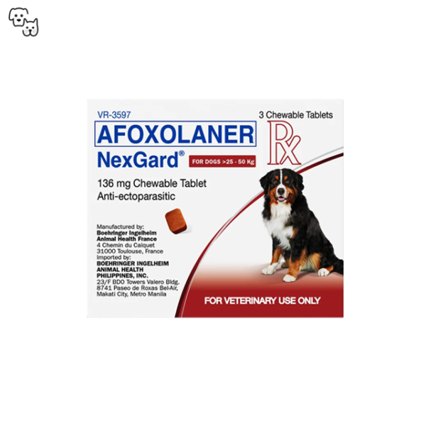 NexGard Chewables for 25-50kg (Extra Large)