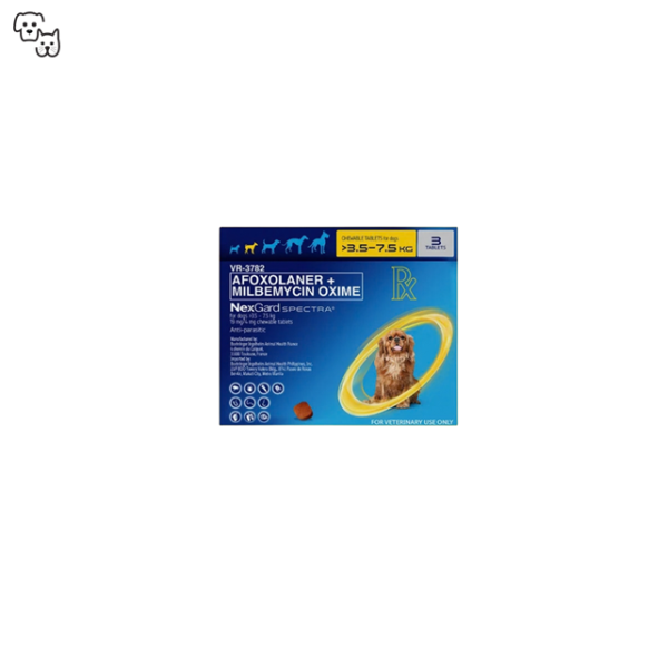 NexGard Spectra Chewables for 3.5-7.5kg (Small)