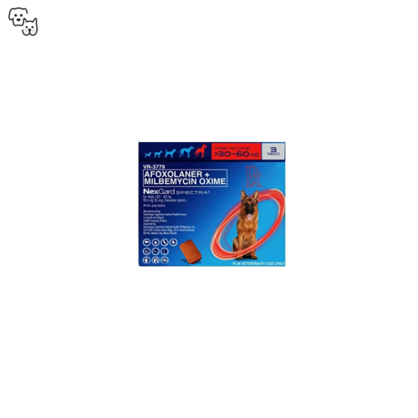 NexGard Spectra Chewables for 30-60kg (Extra Large)
